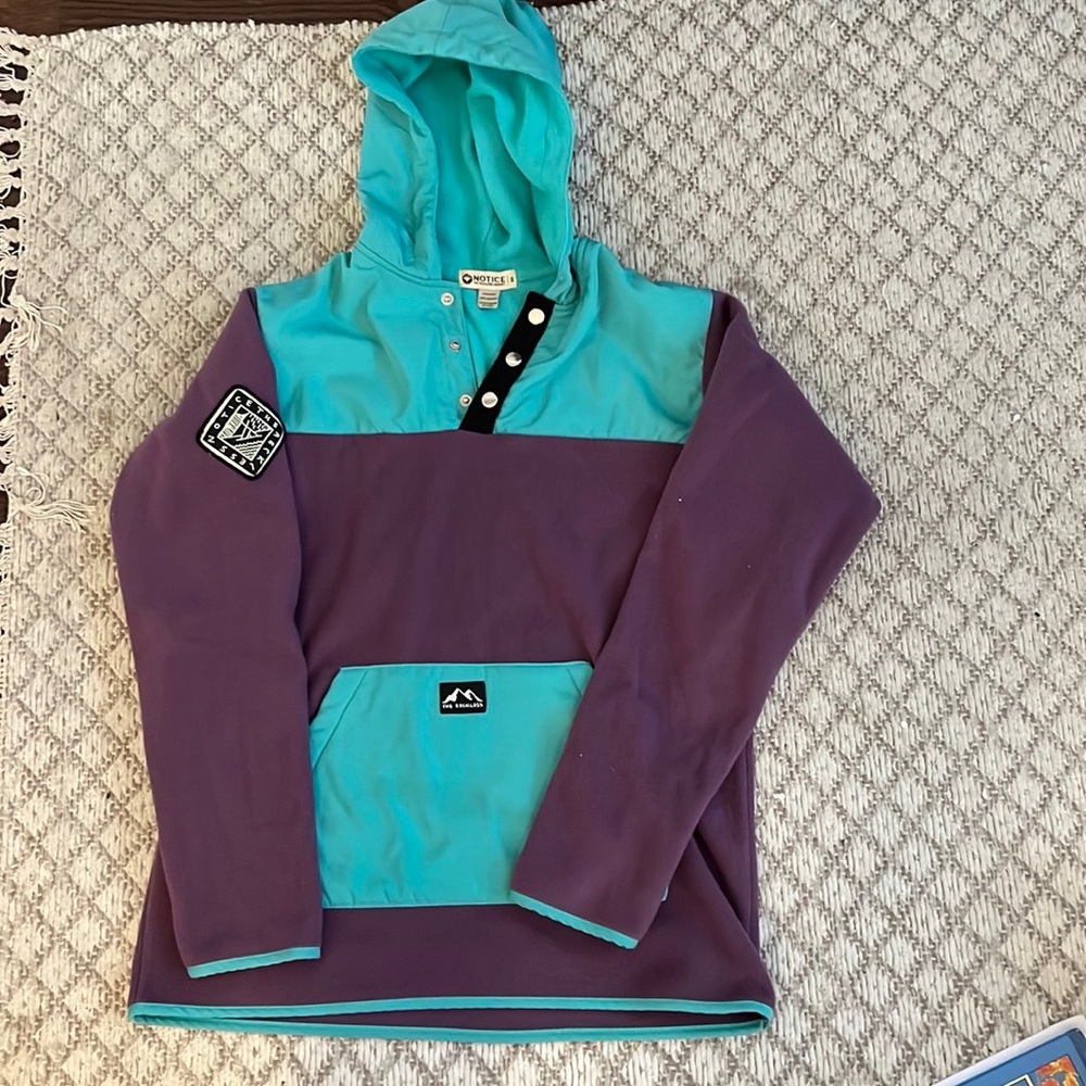 Notice the Reckless Fleece Vintage Pullover
